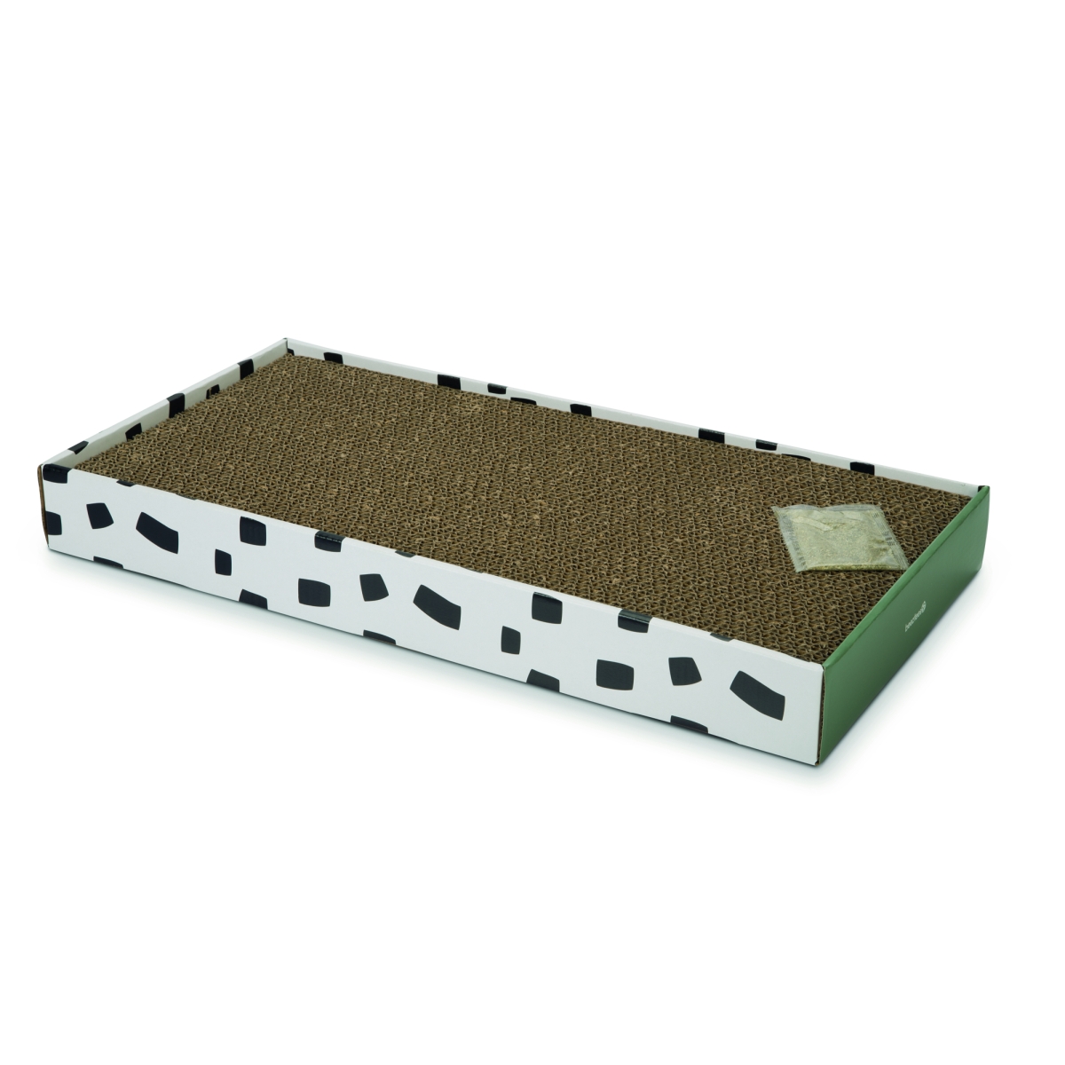 Beeztees Jixy kartoninė kačių draskyklė su katžole, 47x24x4,5 cm - 