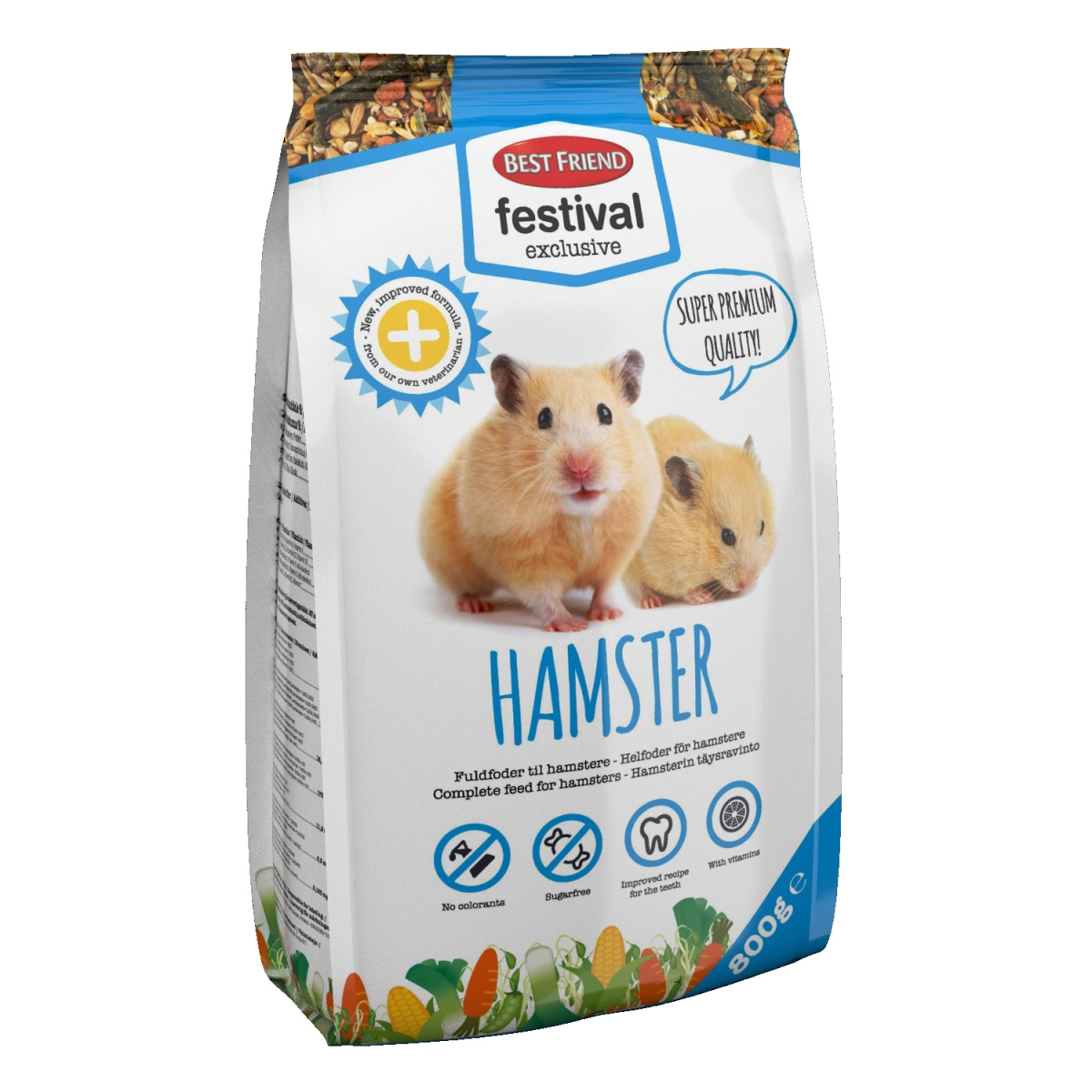 Best Friend Festival maistas žiurkėnams, 800g