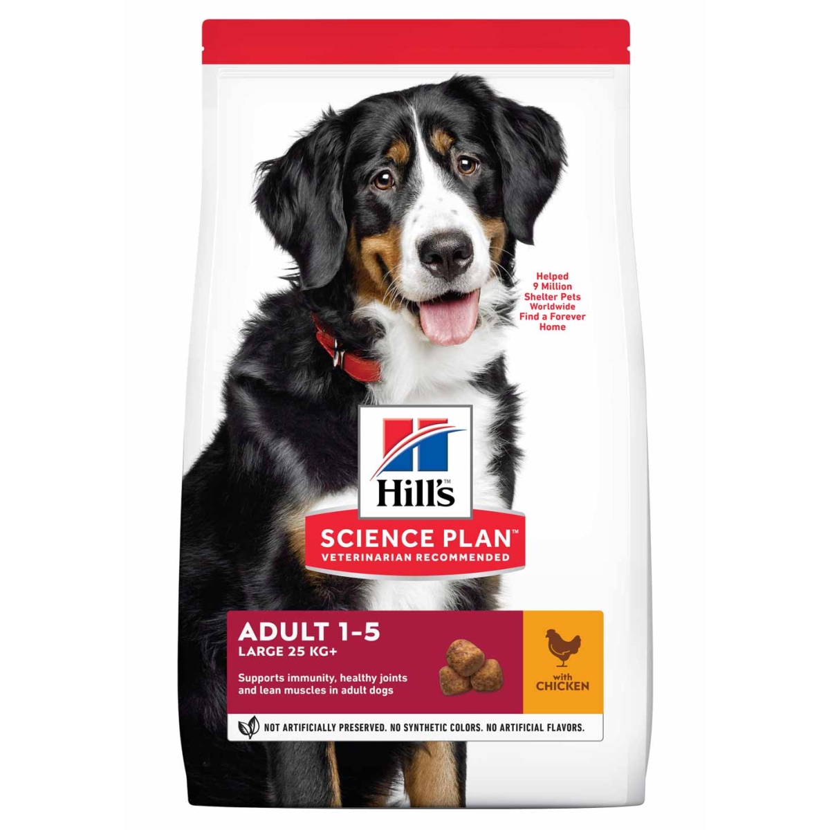 Hill´s Science Adult Large Breed maistas su višt. 14kg -  1