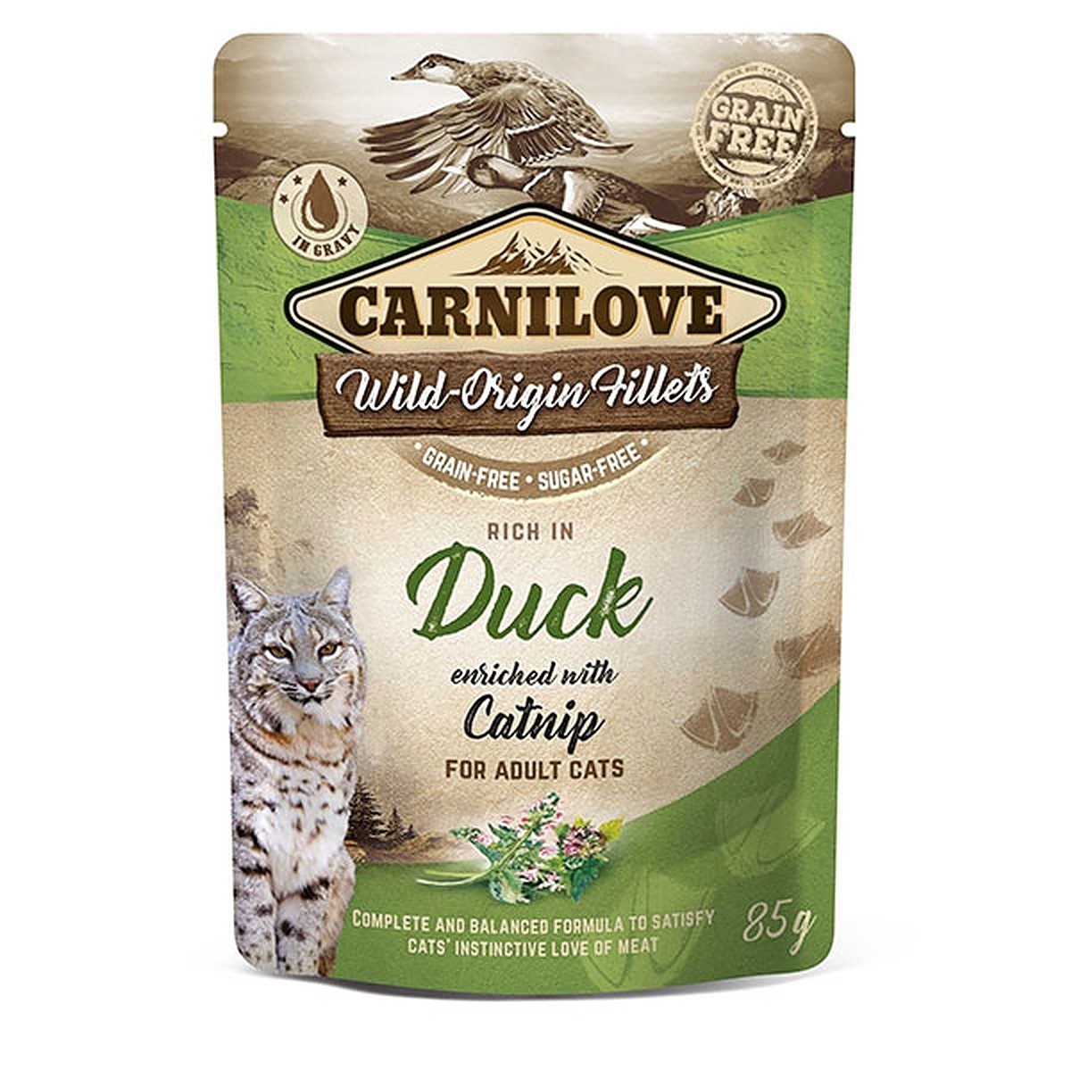 Carnilove konservai katėms su antiena, 85 g - 