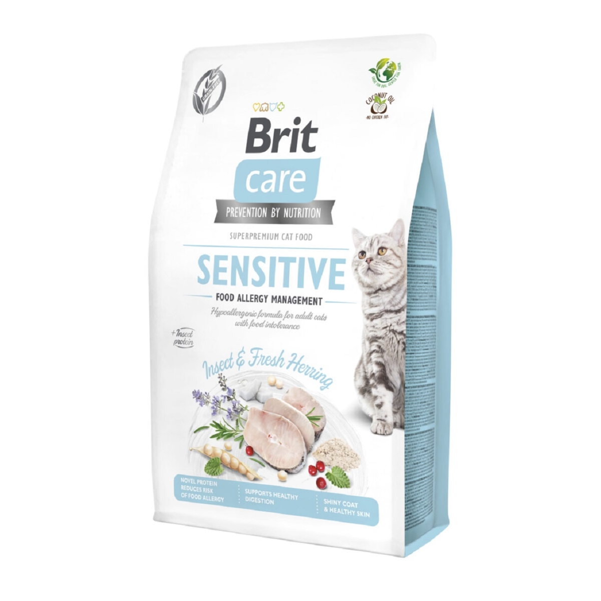 BRIT CARE KASSI TÄISSÖÖT PUTUKAD/HEERINGAS 400G* - 