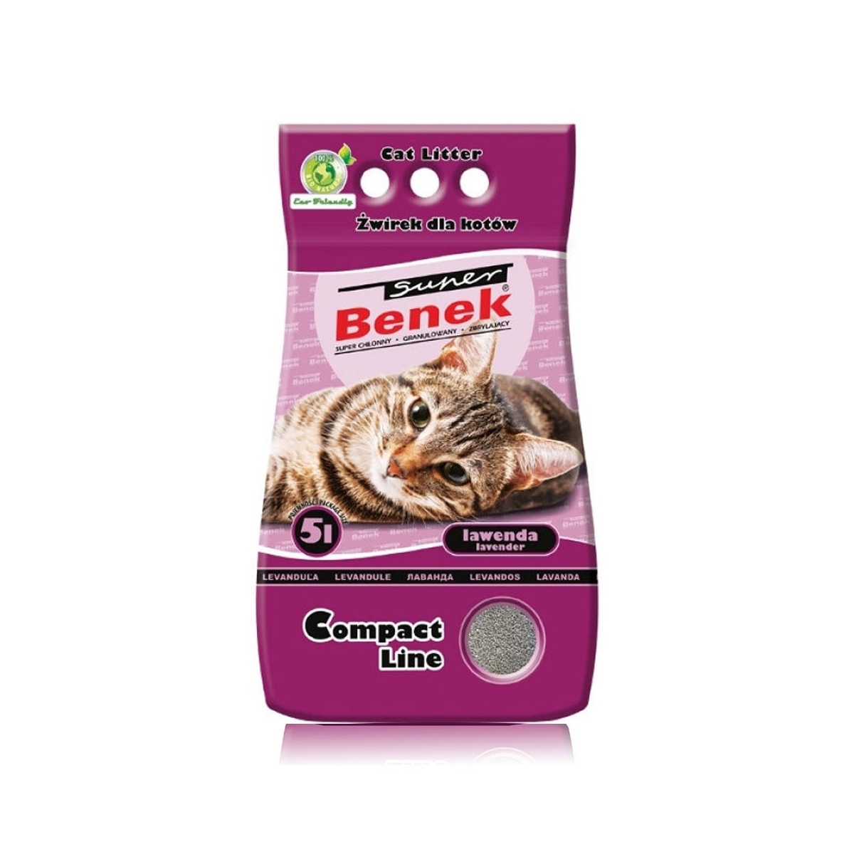 Certech Benek Compact levandų kvapo kraikas, 5 L - 