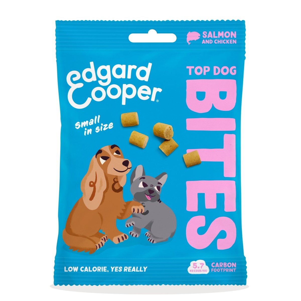 Edgard & Cooper skanėstai mažiems šunims su lašiša ir vištiena, 50g -  1