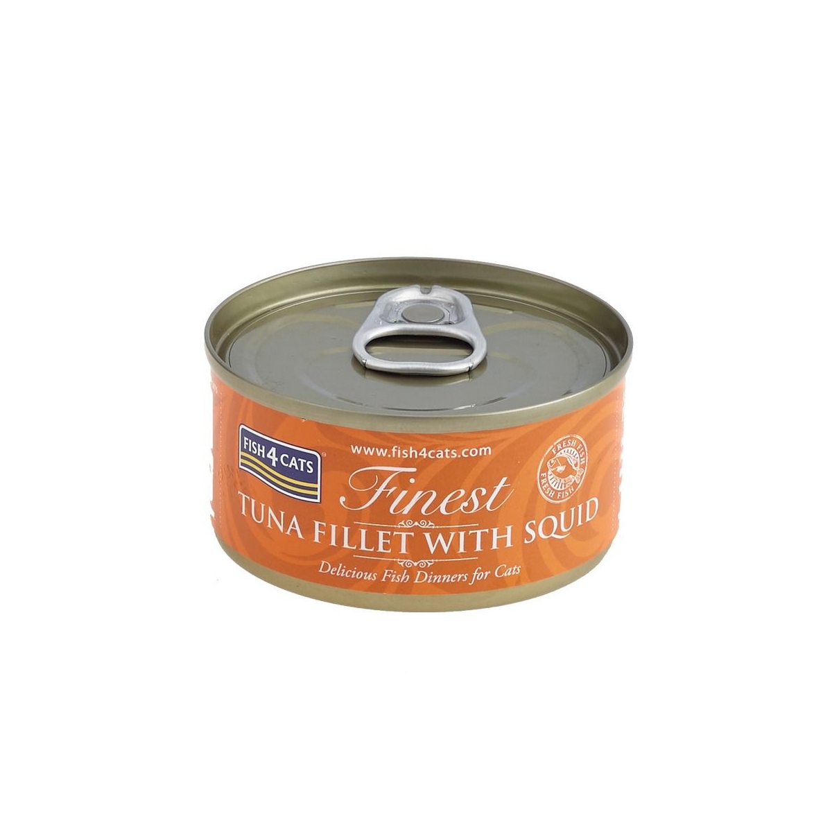 Fish4Cats konservai su tunu ir kalmarais 70g - 