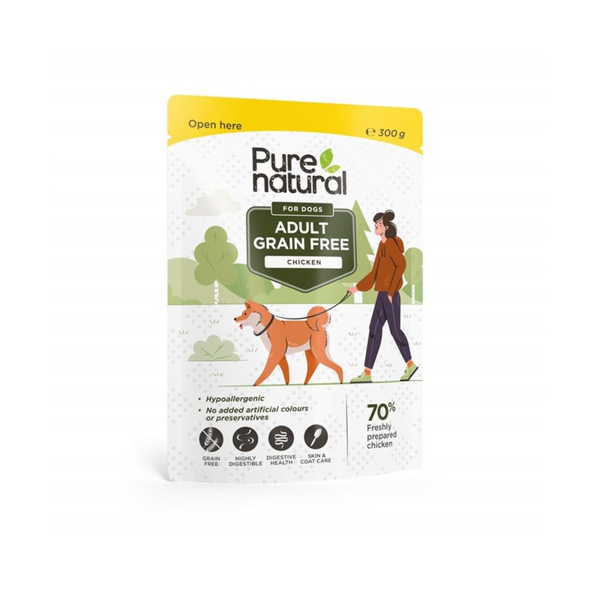 Purenatural konservai šunims su vištiena, 300 g - 