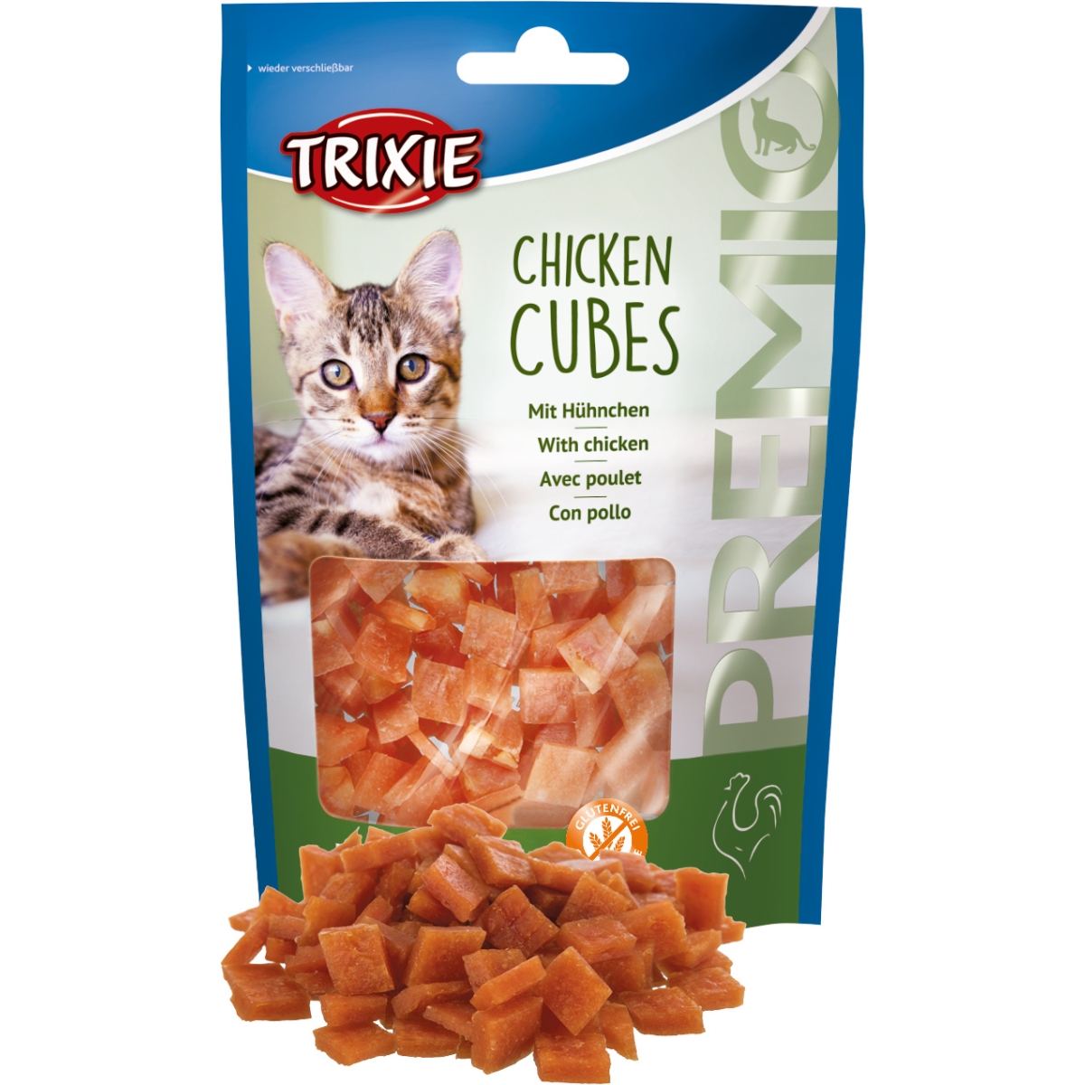 Trixie „Premio“ vištienos kubeliai katėms, 50g - 