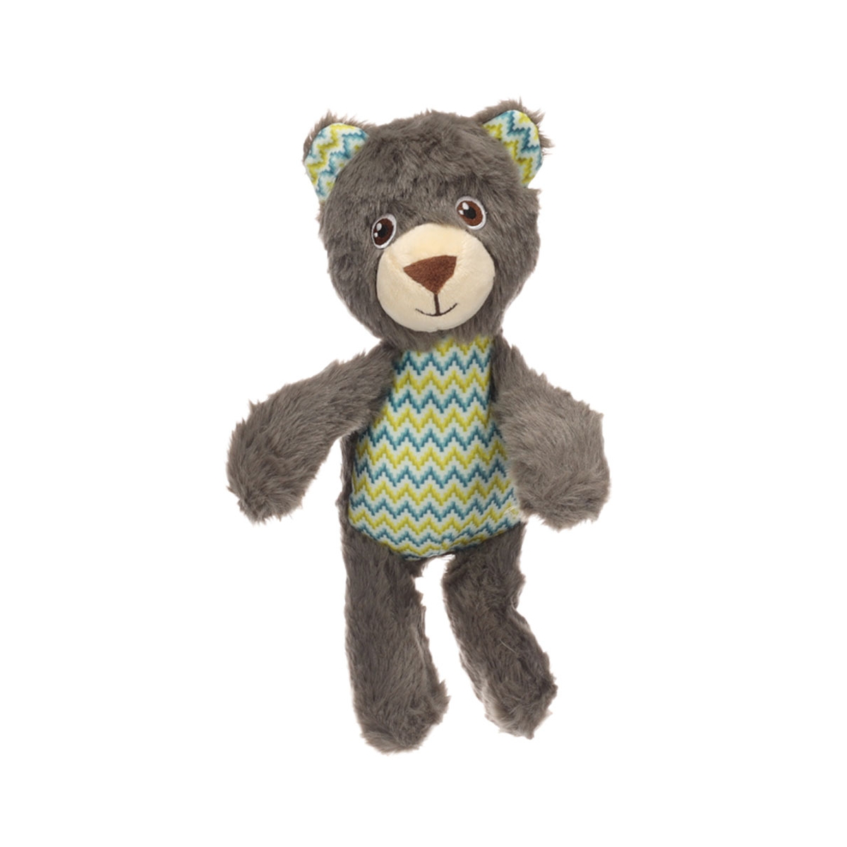 Flamingo Drala Bear žaislas šunims-meškiukas, 28cm, pilkas -  1
