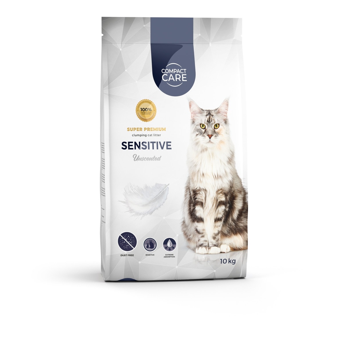 Compact Care Sensitive kraikas jautrioms katėms, 10 kg - 