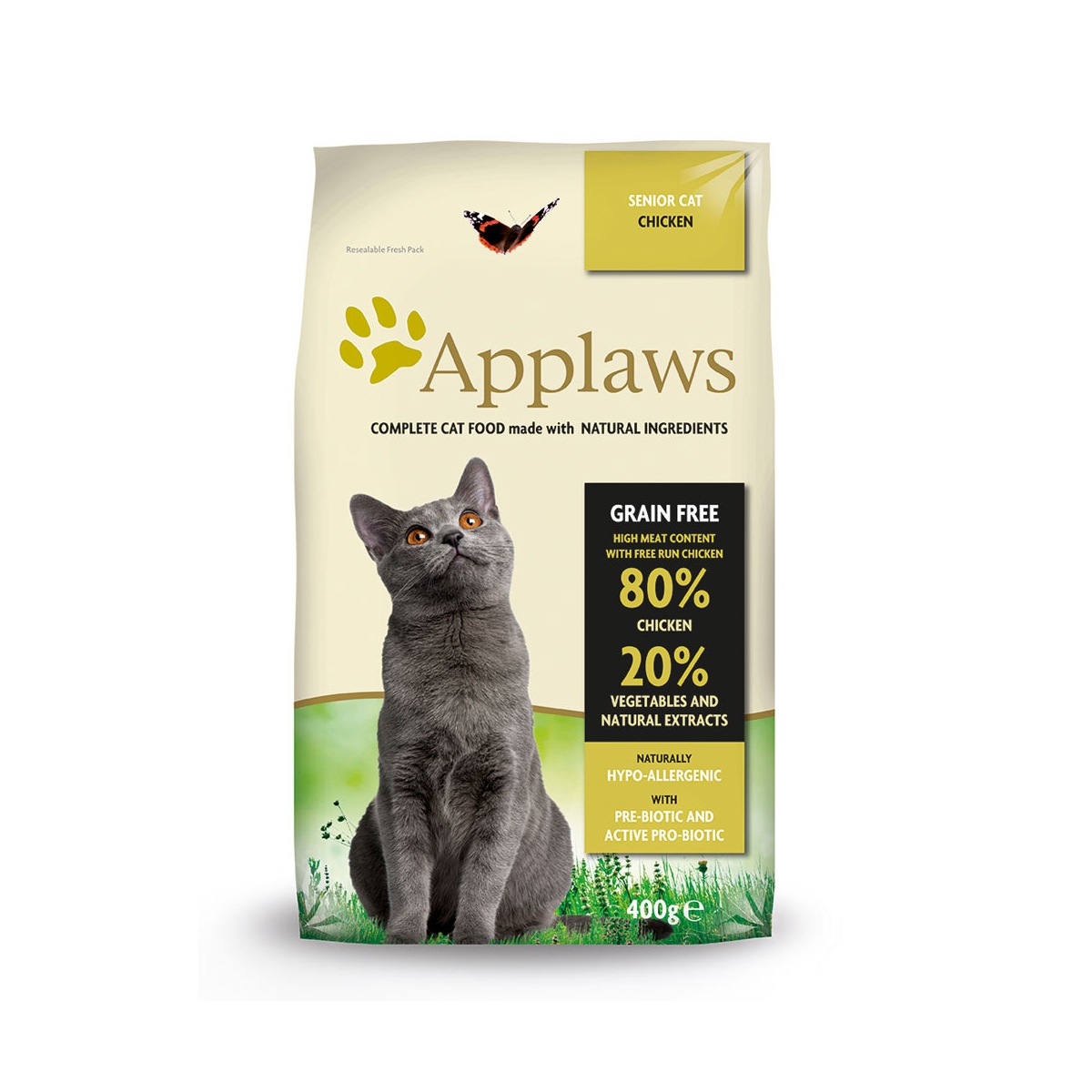 Applaws maistas katėms senjorėms su vištiena, 400 g