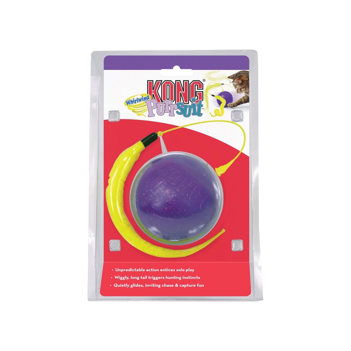 KONG Whirlwind interaktyvus žaislas katėms, 25,4 × 8,26 × 8,26 cm - 
