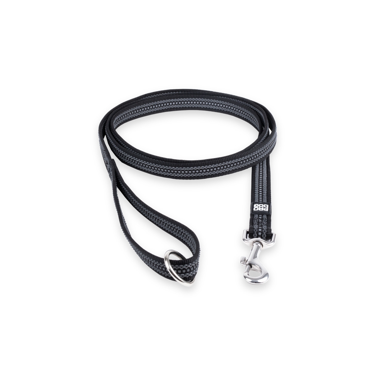 Pro Dog pavadėlis šunims su neslystančia danga, 2 cm x 300 cm, juoda - 