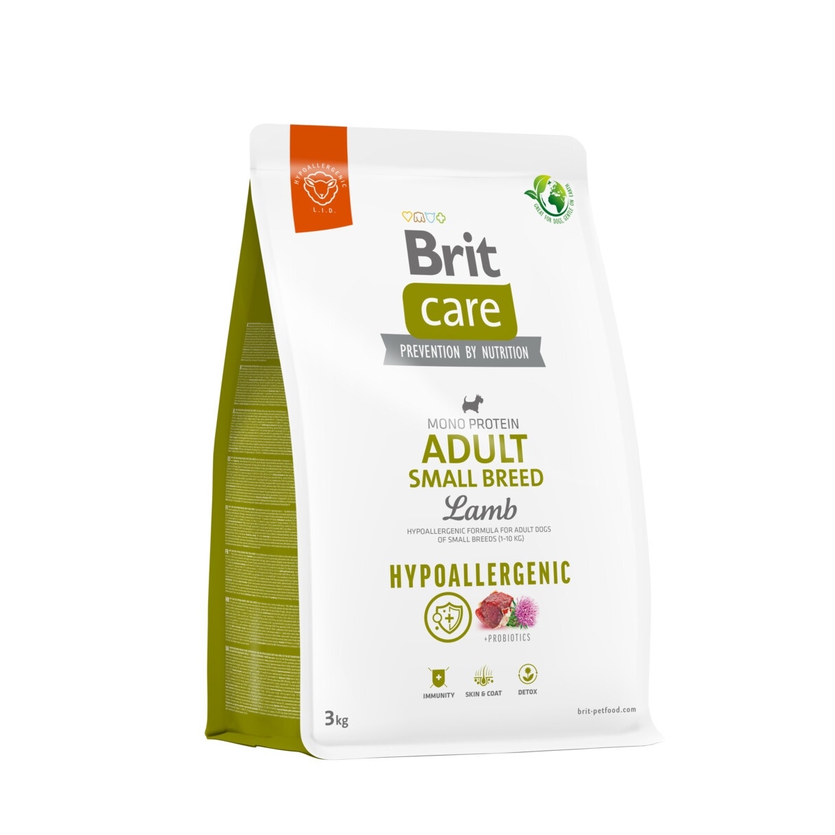Brit Care small maistas šunims su ėriena/ryžiais 3kg - 