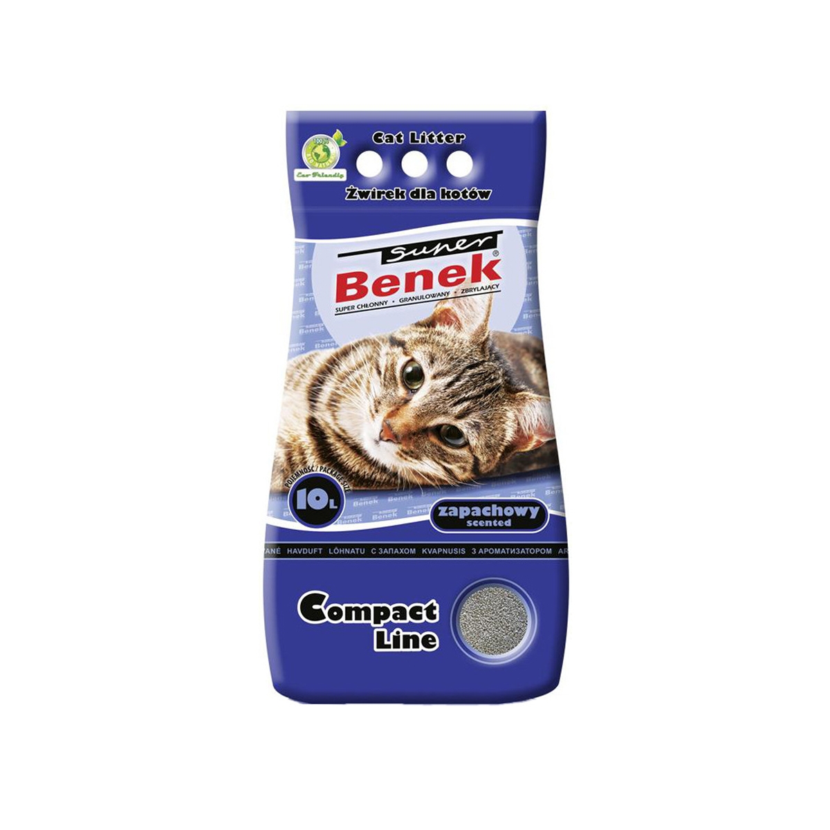 Certech Super Benek jūros kvapo kraikas katėms, 10 L - 