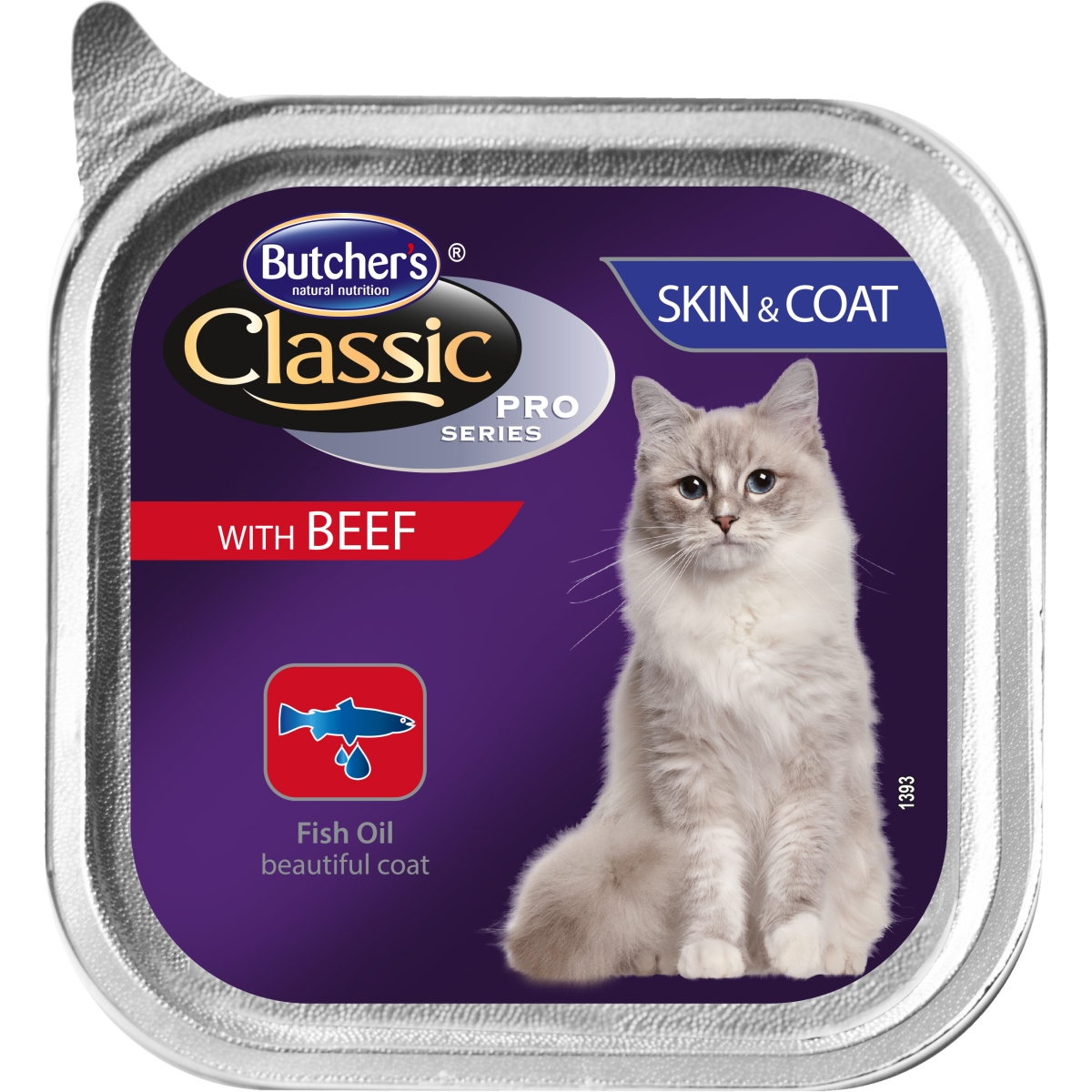 Butcher's Pro Skin&Coat jautienos konservai katėms, 100 g - 
