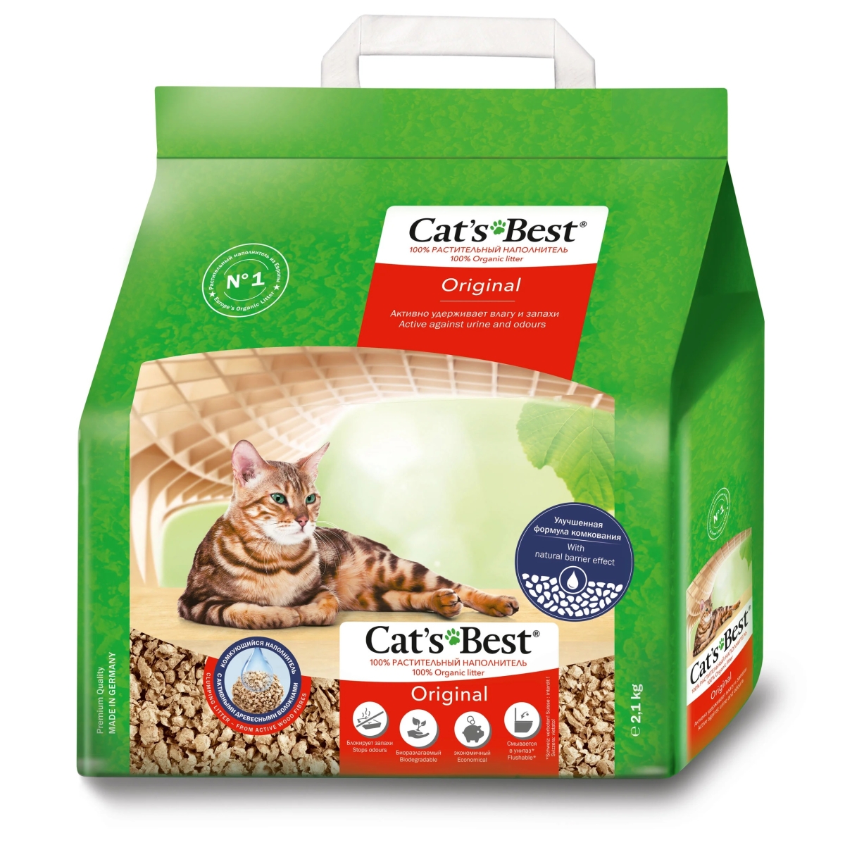 Cats Best Original kraikas katėms, 5 L, 2,1 kg -  1