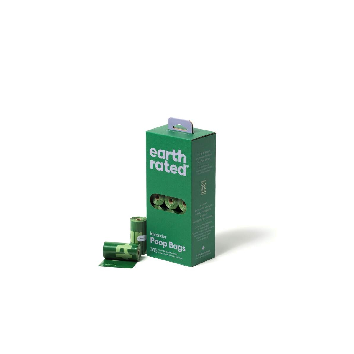 Earth Rated lavandų kvapo higienos maišeliai šunims, 315 vnt - 