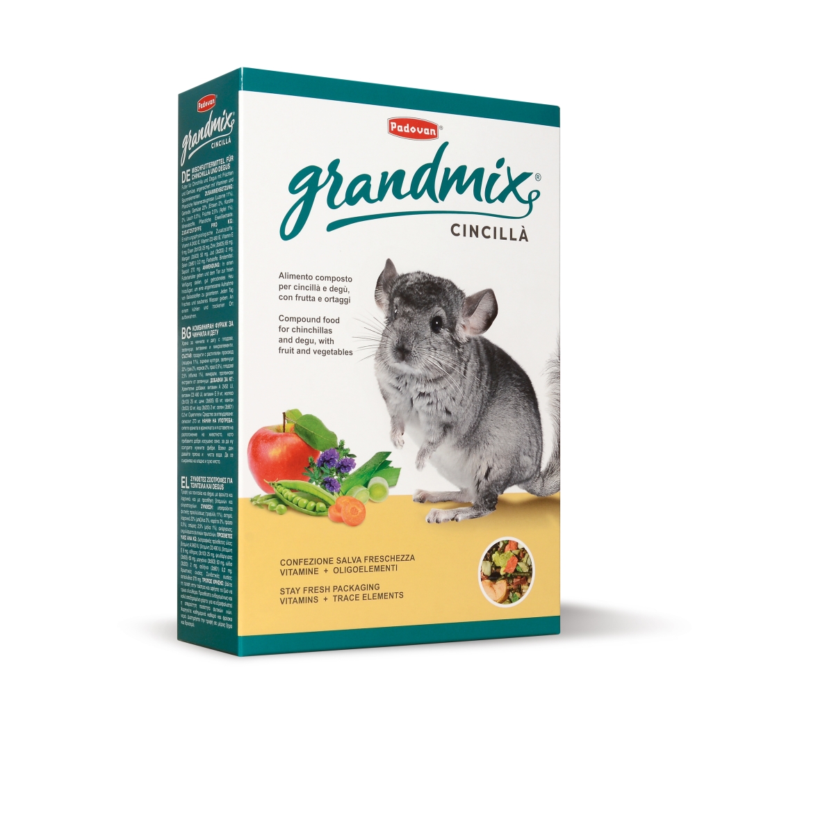 Padovan GrandMix maistas šinčiloms ir degu, 850 g - 