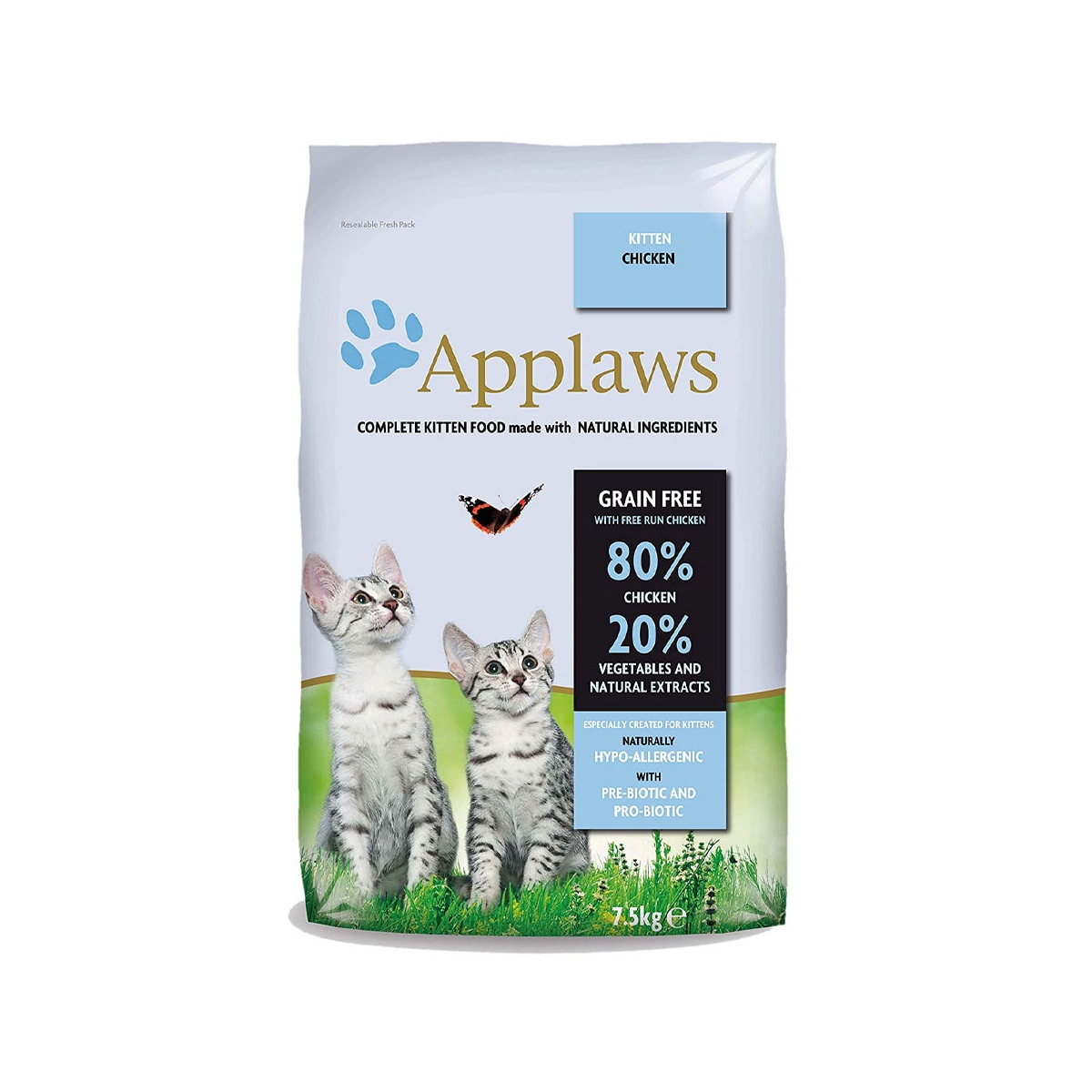 Applaws maistas kačiukams su vištiena, 7,5 kg