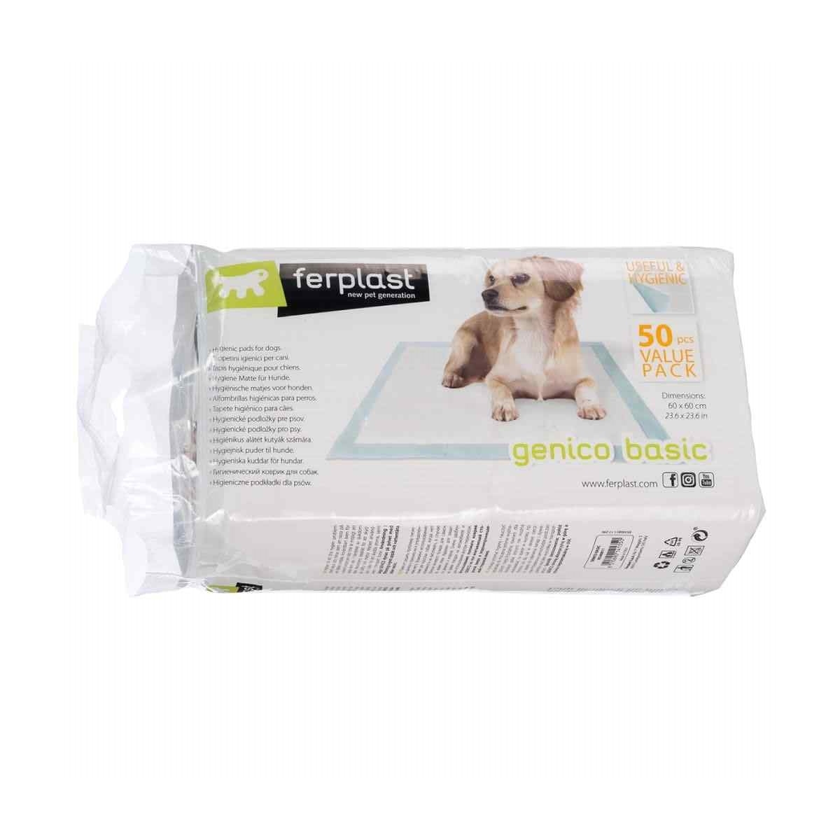 Ferplast Genico palutės, 60x60cm, 50 vnt. - 