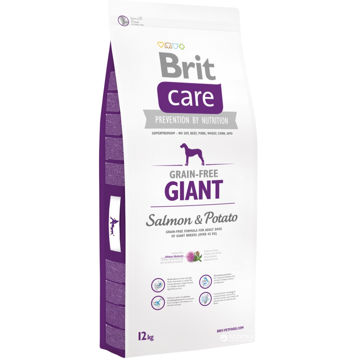 Brit Care light senior maistas šunims su lašiša/bulvėmis3kg - 
