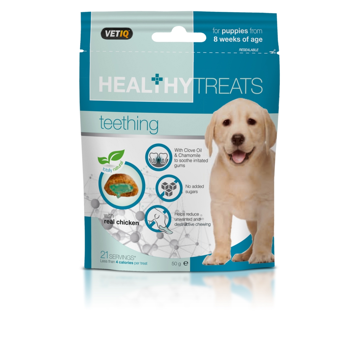 VETIQ Teething Treat gardėsis šuniukams 50 g - 