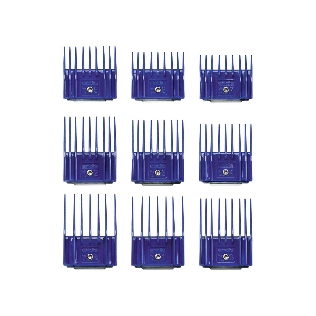 ANDIS KIRPIMO MAŠINĖLIŲ ANTGALIŲ RINKINYS, S, 9 VNT - 