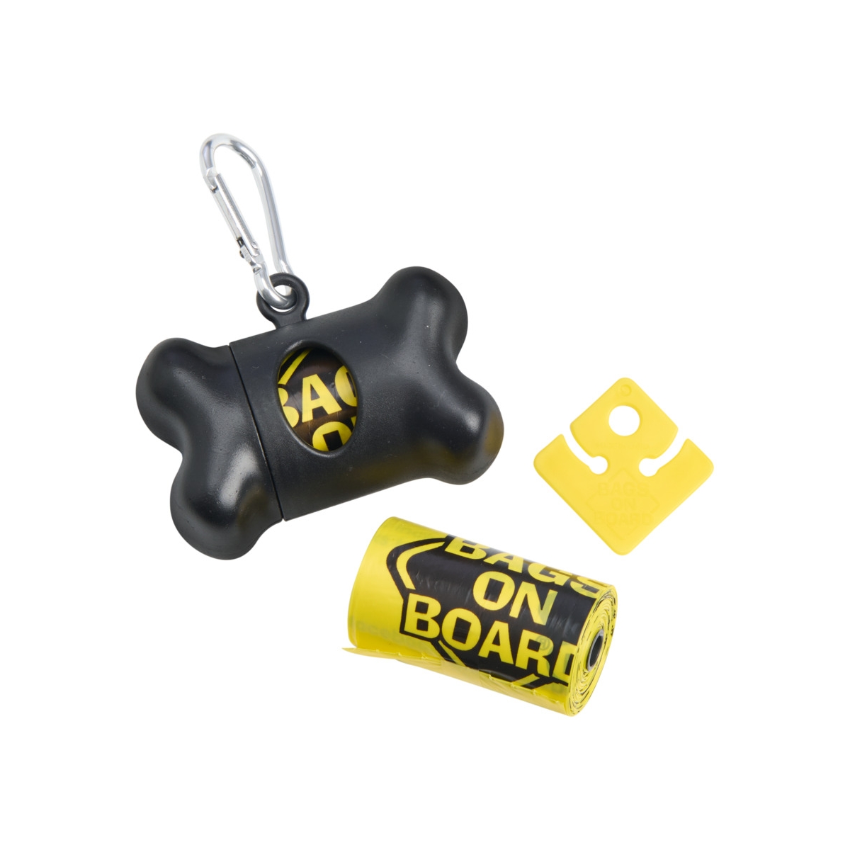 BOB HIGIENINIŲ MAIŠELIŲ LAIKIKLIS - JUODAS KAULIUKAS - 