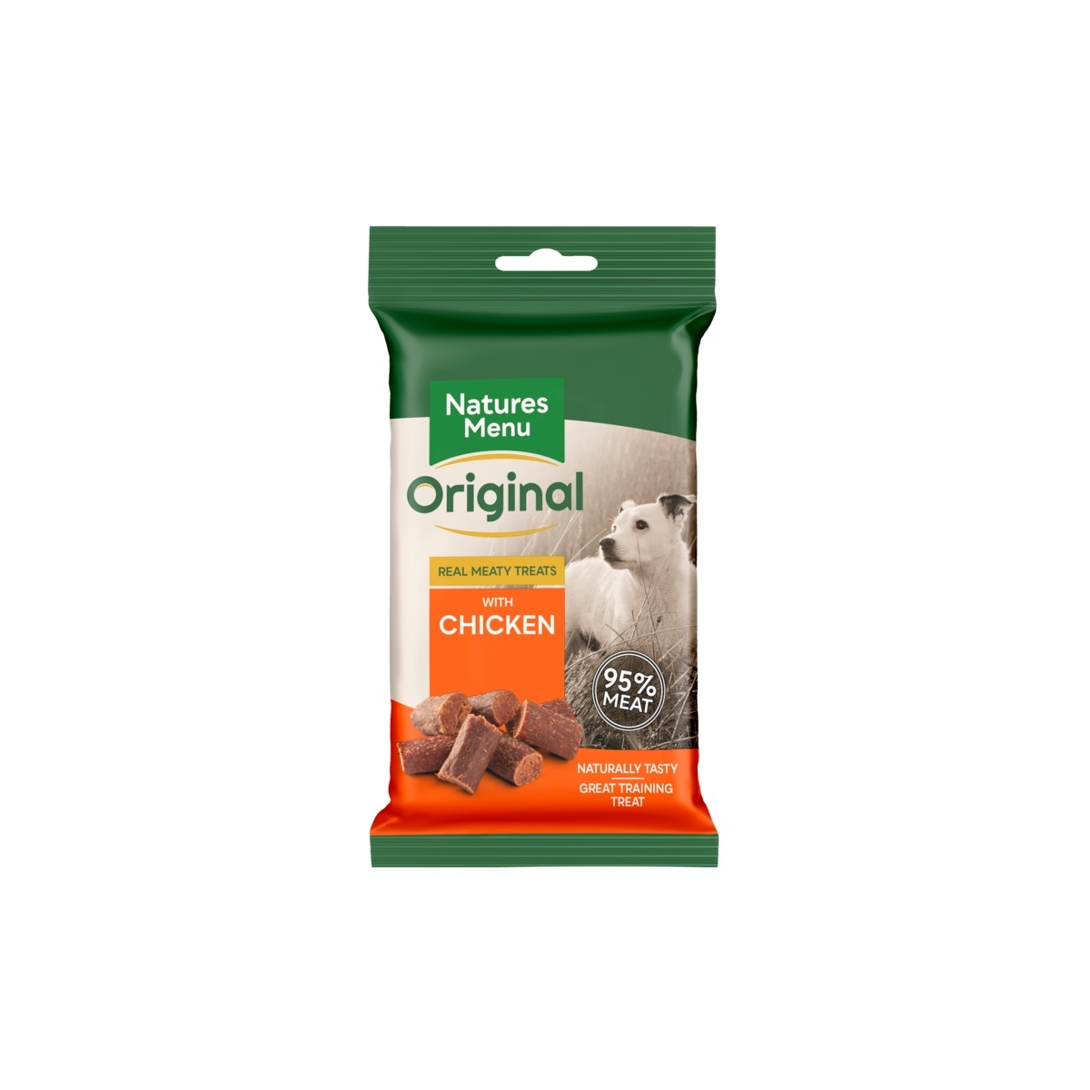 Natures Menu skanėstai šunims, su vištiena ir kiauliena, 60g - 