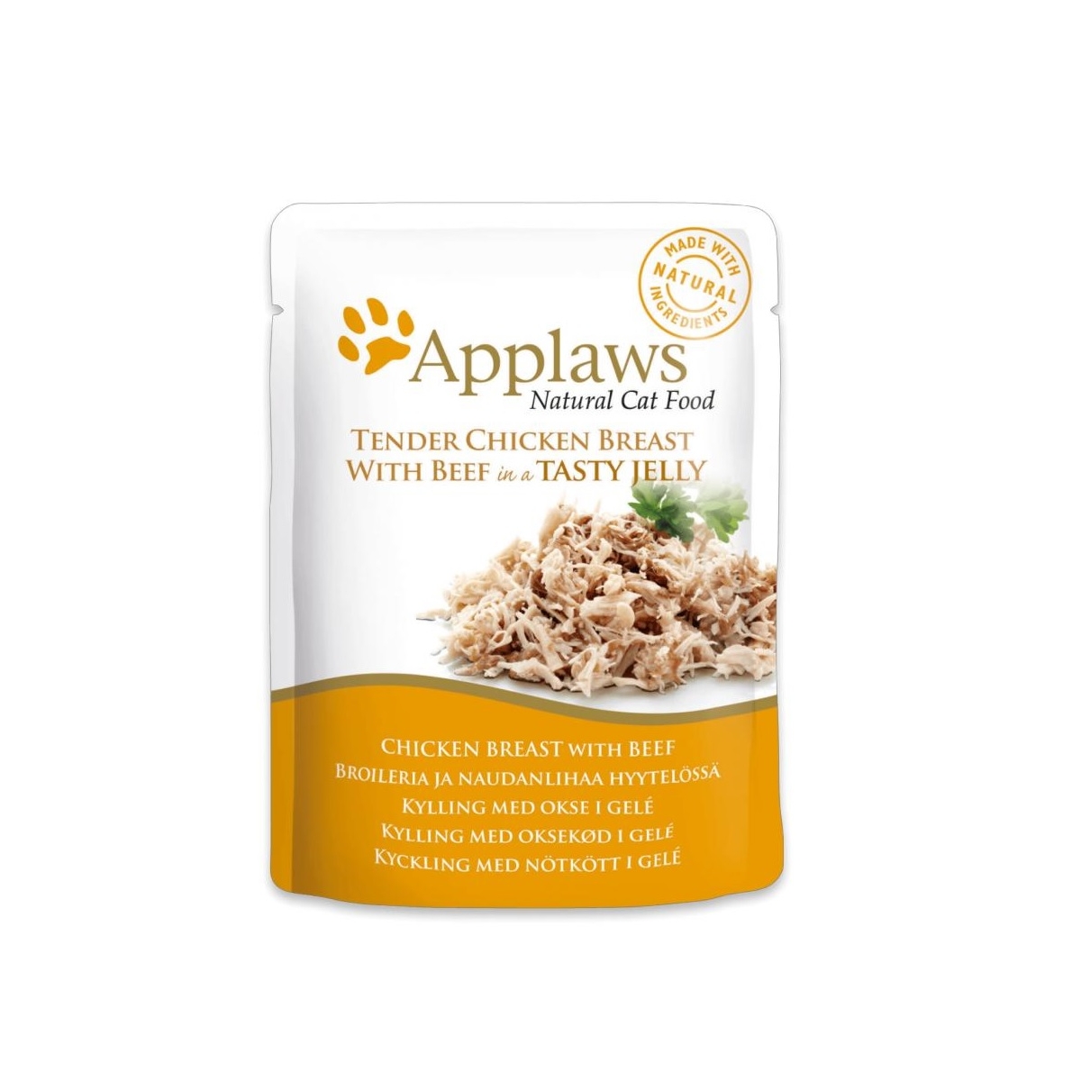 Applaws vištienos ir jautienos želė katėms, 70 g - 
