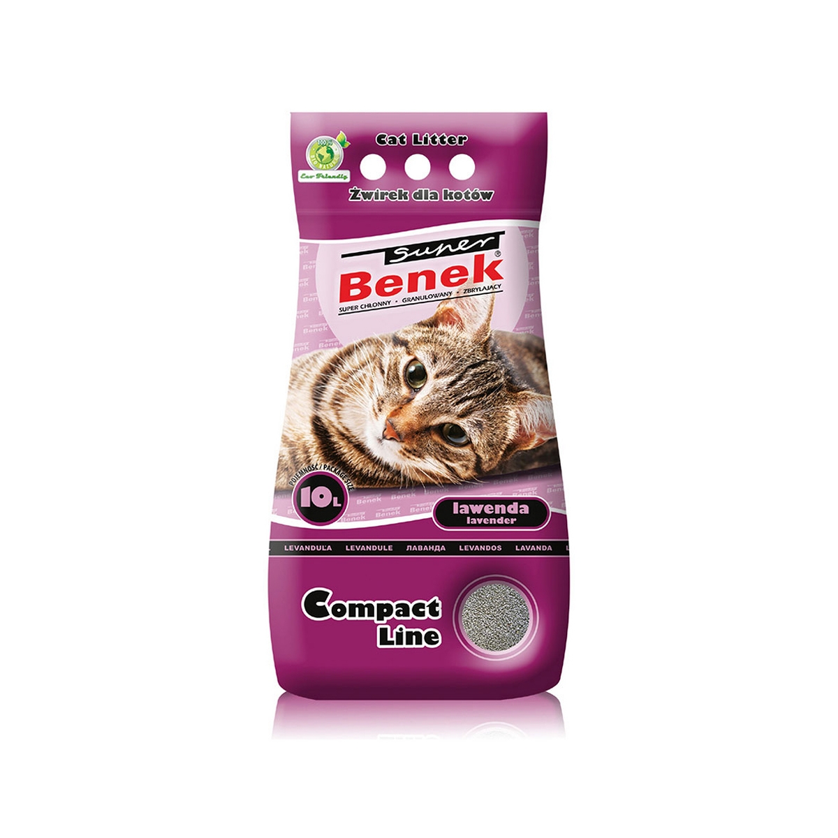 Certech Benek Compact levandų kvapo kraikas, 10 L - 