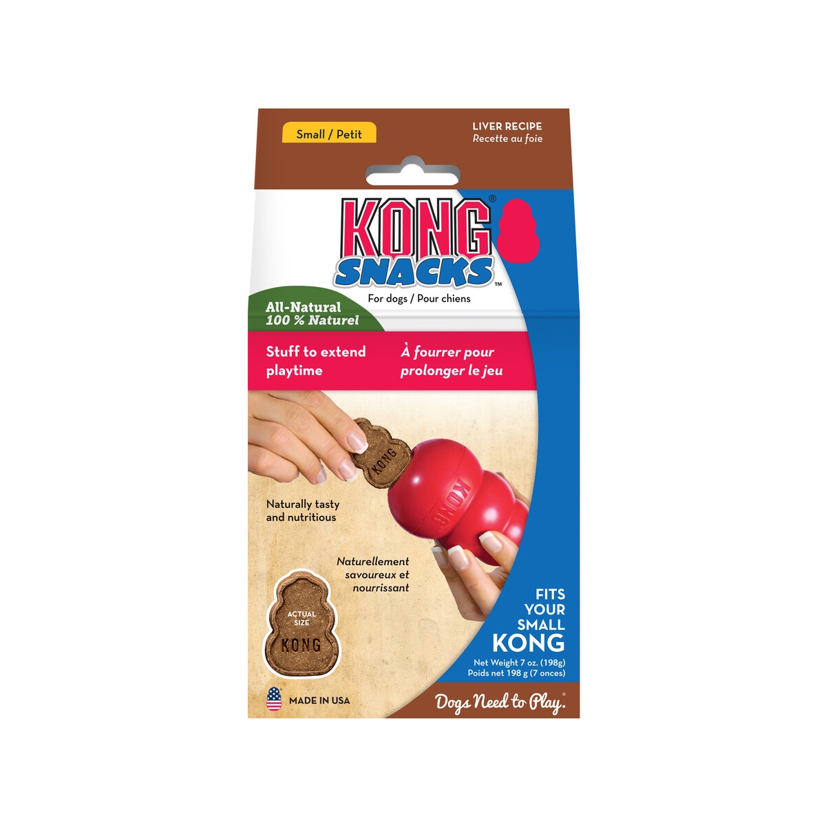 KONG Liver Snacks skanėstai šunims, 198 g - 