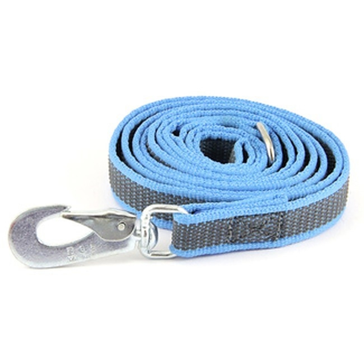 Onega gumuotas nailono pavadėlis šuniui 20mm/3m žydras - 