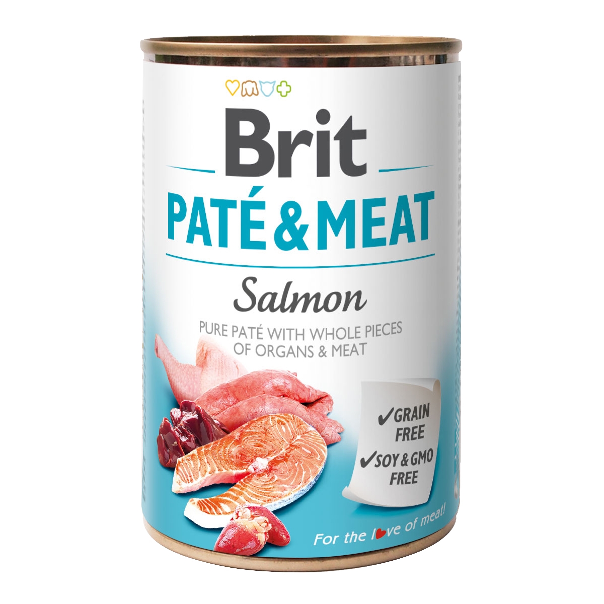 Brit Care šunų konservai su lašiša 400 g	 - 