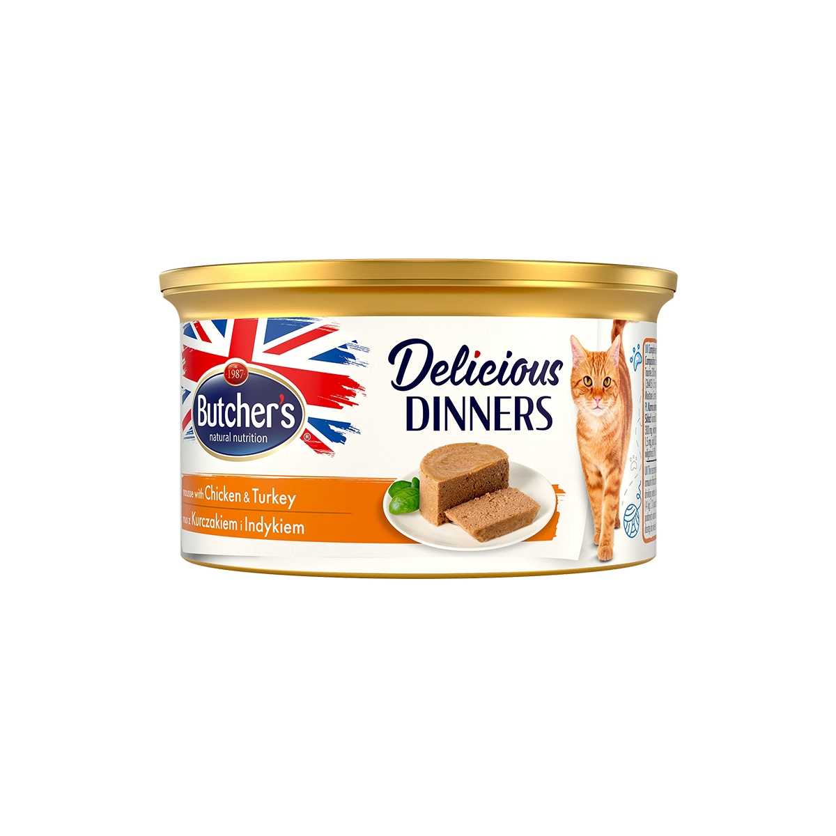 Butcher's Classic vištienos/kalakutienos konservai katėms, 85 g - 