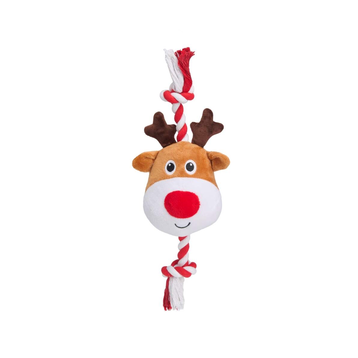 Little & Bigger kalėdinis žaislas šunims, elnias su virvelėmis - 