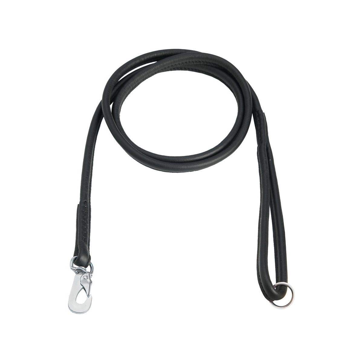 Feel Round apvalus odinis pavadėlis šunims, 180 cm, juodsa - 