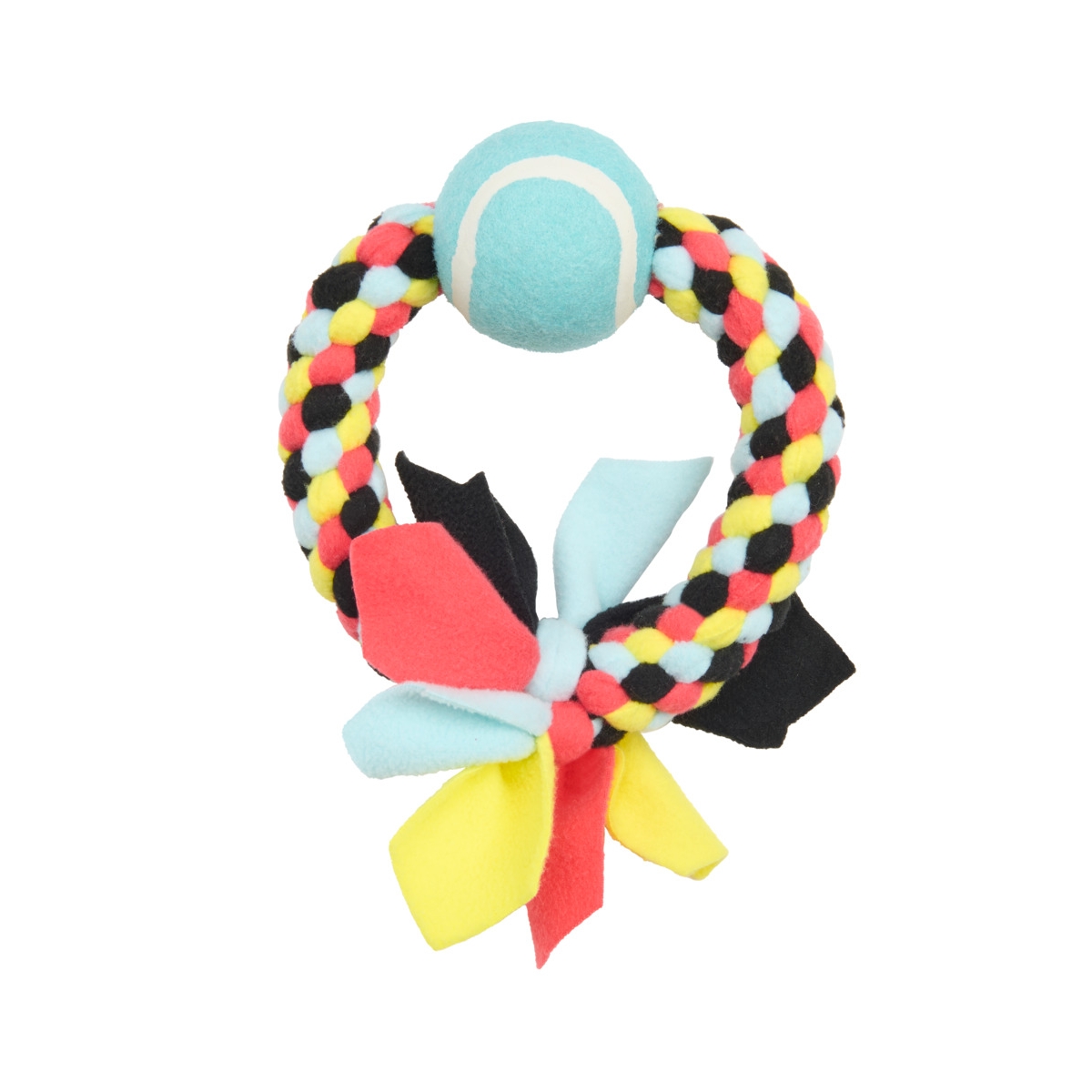 Little & Bigger virvės žaislas, žiedas su teniso kamuoliuku - 