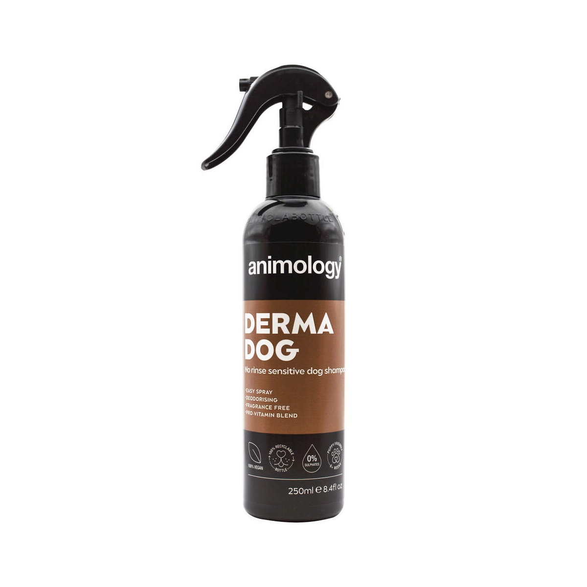 ANIMOLOGY DERMA DOG NENUPLAUNAMAS ŠAMPŪNAS, 250 ML - 
