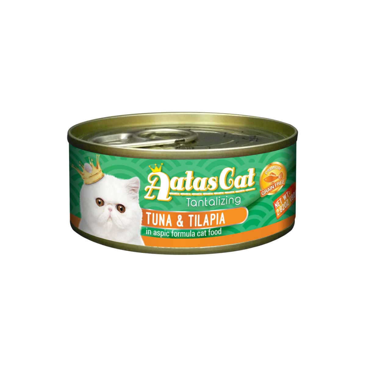Aatas konservai katėms su tunu ir tilapija, 80g - 