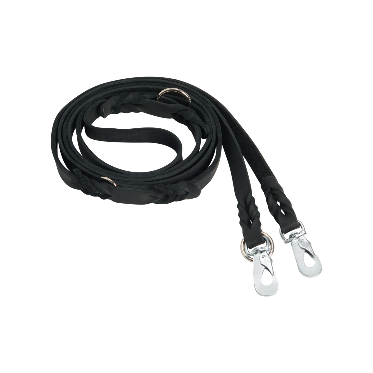 Feel daugiafunkcinis odinis pavadėlis šunims, 2,2 cm. x 1,5–3 m, juoda - 