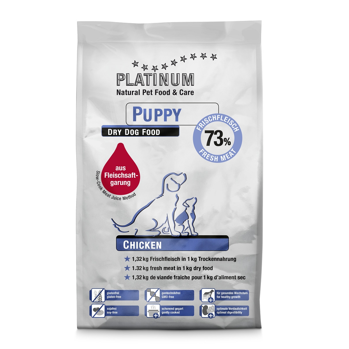 Platinum Puppy sausas maistas šuniukams su vištiena, 1,5 kg -  1