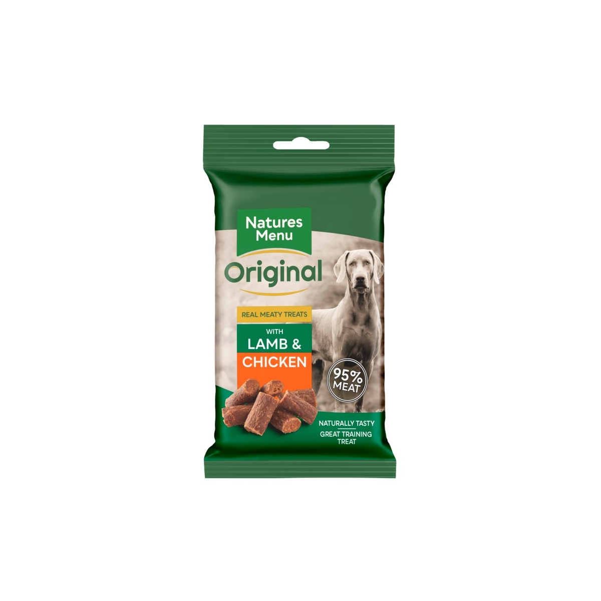 Natures Menu skanėstai šunims, su vištiena ir ėriena, 60g - 