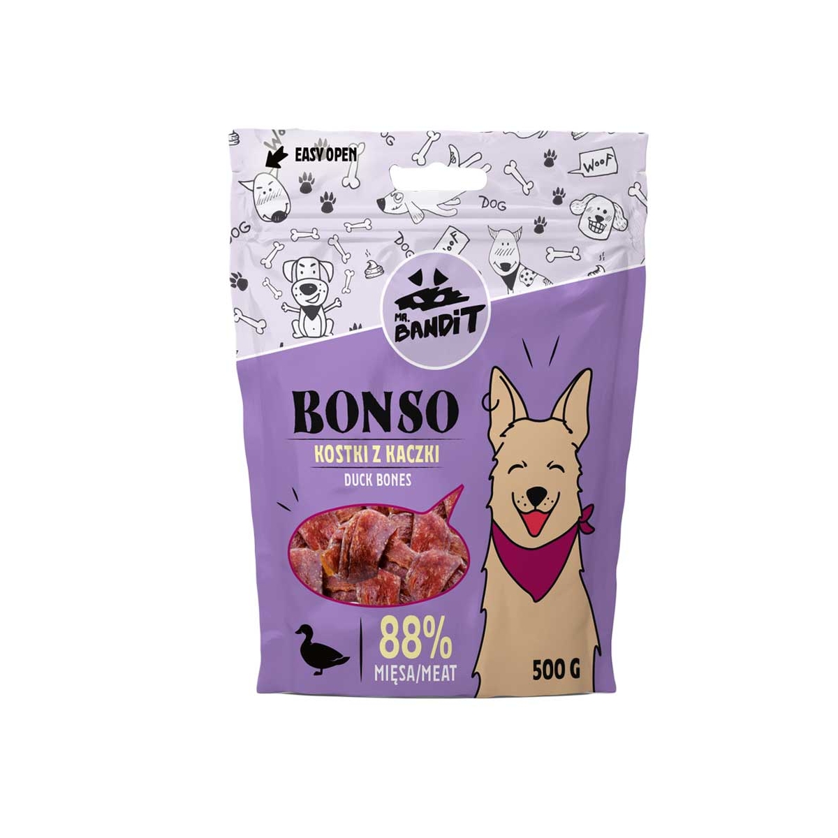 Mr. Bandit Bonso skanėstai šunims su antiena, 500 g -  1