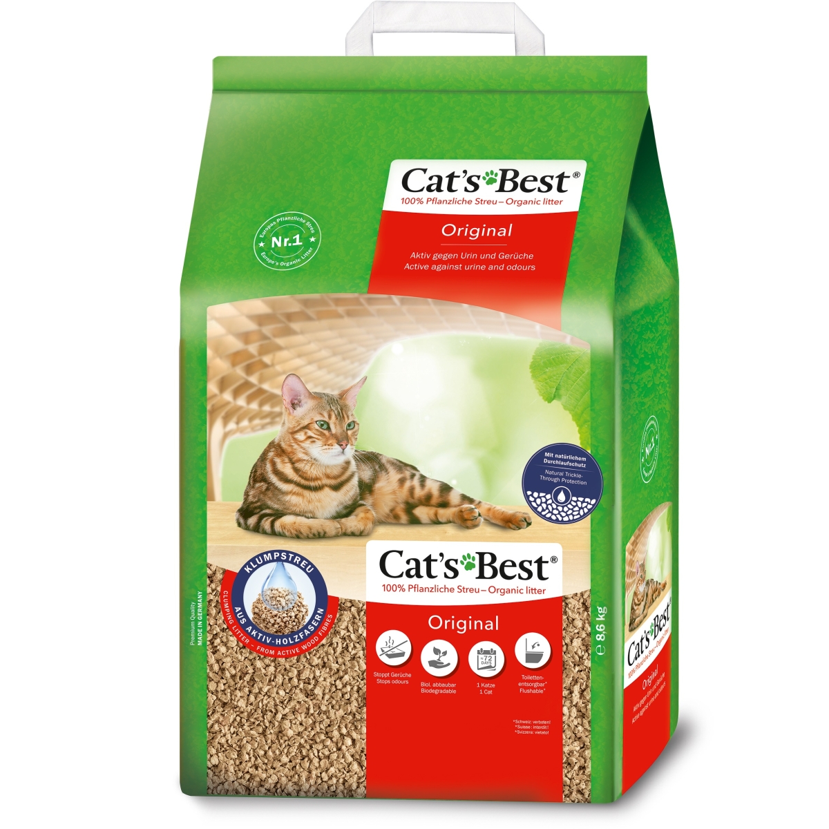Cats Best Original kraikas katėms, 20 L, 8,6 kg -  1