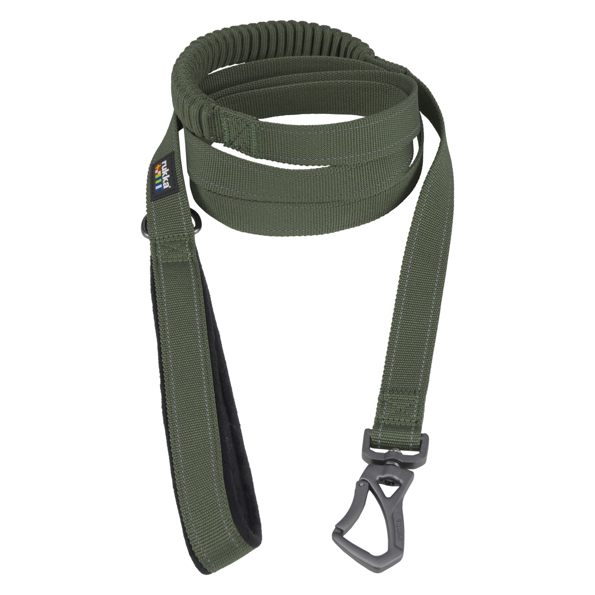 RUKKA BLISS ANTI-SHOCK PAVADĖLIS, M, 20MM/200CM, KAREIVIŠKA ŽALIA -  1