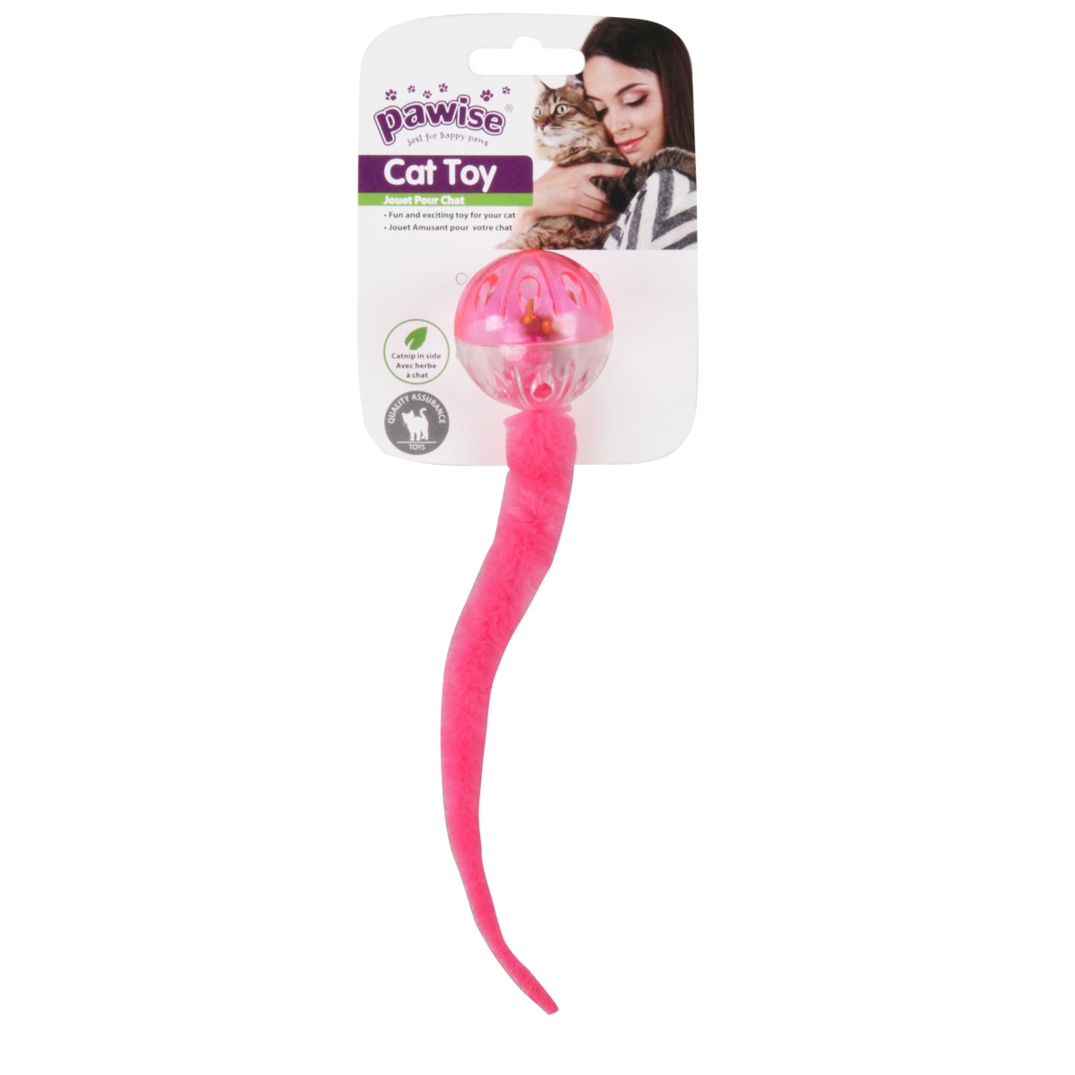 PAWISE ŽAISLAS KATĖMS KAMUOLYS SU GYVATE, 4,3 CM - 