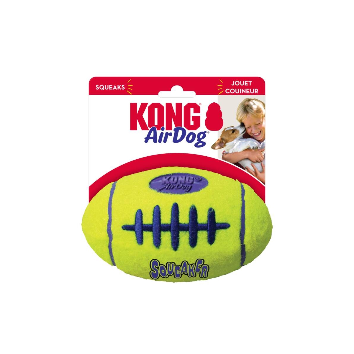 KONG AIRDOG ŽAISLAS ŠUNIMS FUTBOLO KAMUOLYS, L DYDŽIO - 