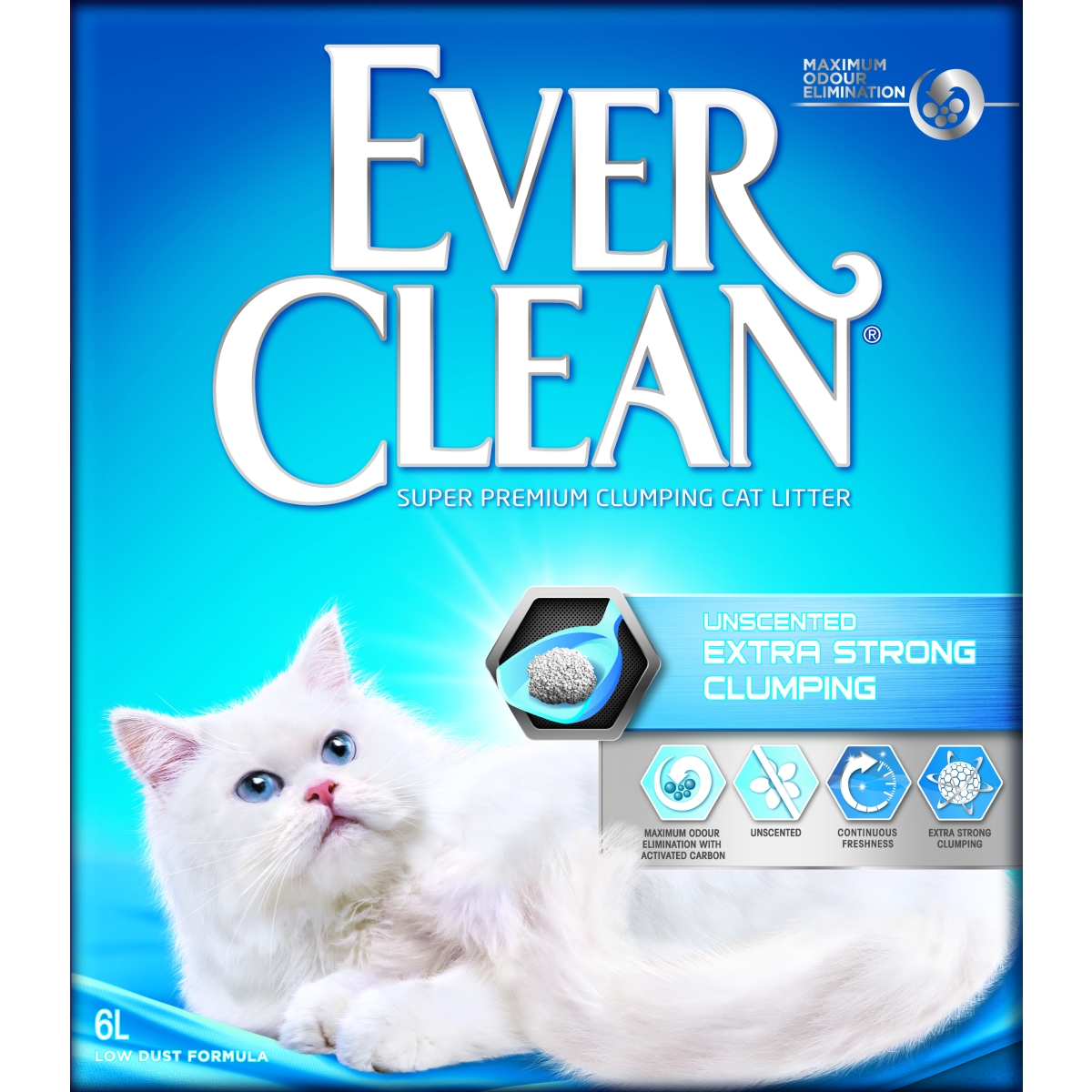 Ever Clean Extra Strong Clumping Uncented kraikas katėms,  6 kg -  1