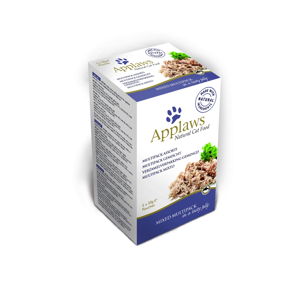 Applaws užkandžių rinkinys katėms įv.skonių, 5x50g - 