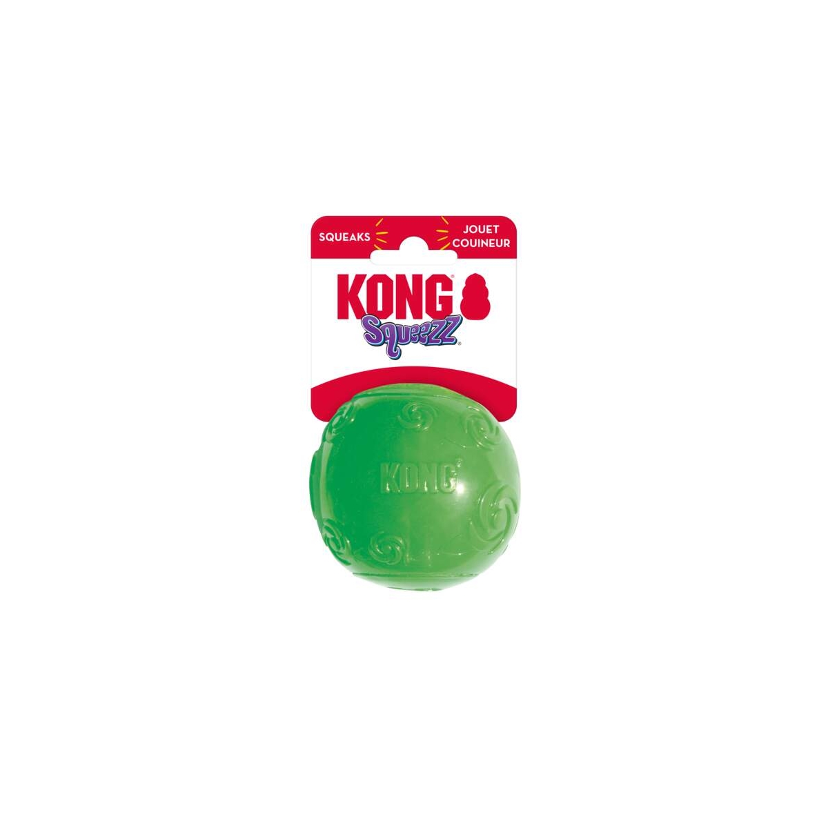 KONG Squeezz Ball žaislas šunims, L dydis, ∅ 7,6 cm - 